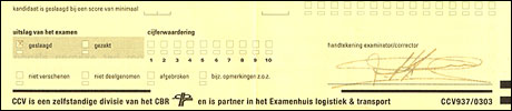 Passing, the practical exam of the basic training for taxi-driver.