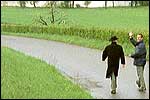 Chielie and Jochem en route