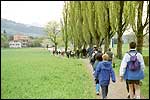Marching around Belp