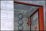 Door of fallout shelter