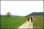 Rural country around Belp airport