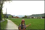 Astrid at Belp airport