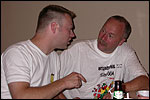 Jasper in discussion with a Dane