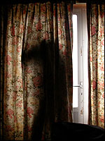 Ted, attempting to hide his mobile phoning